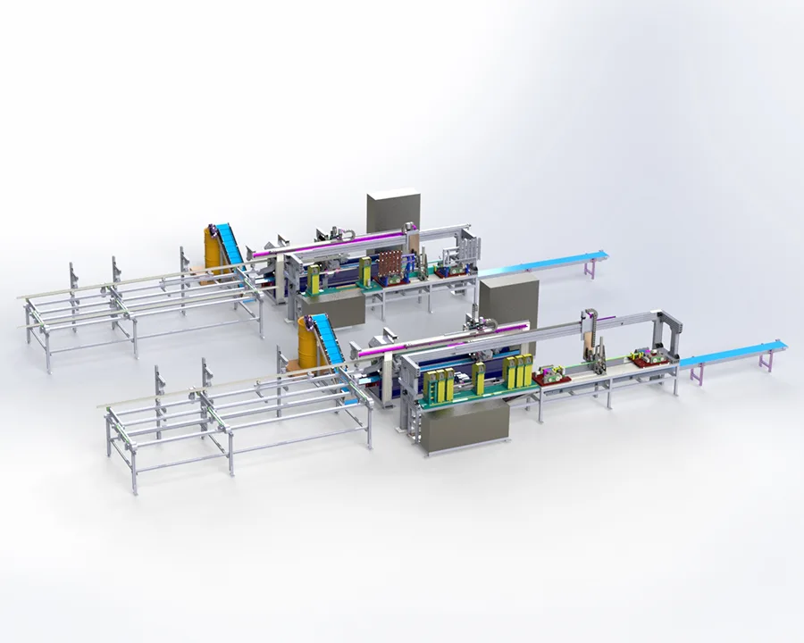 Automatic Solar Panel Frame Production Line Image